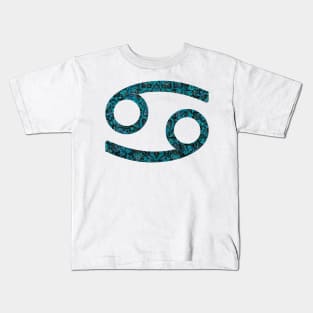 Cancer Paisley Zodiac Sign Kids T-Shirt